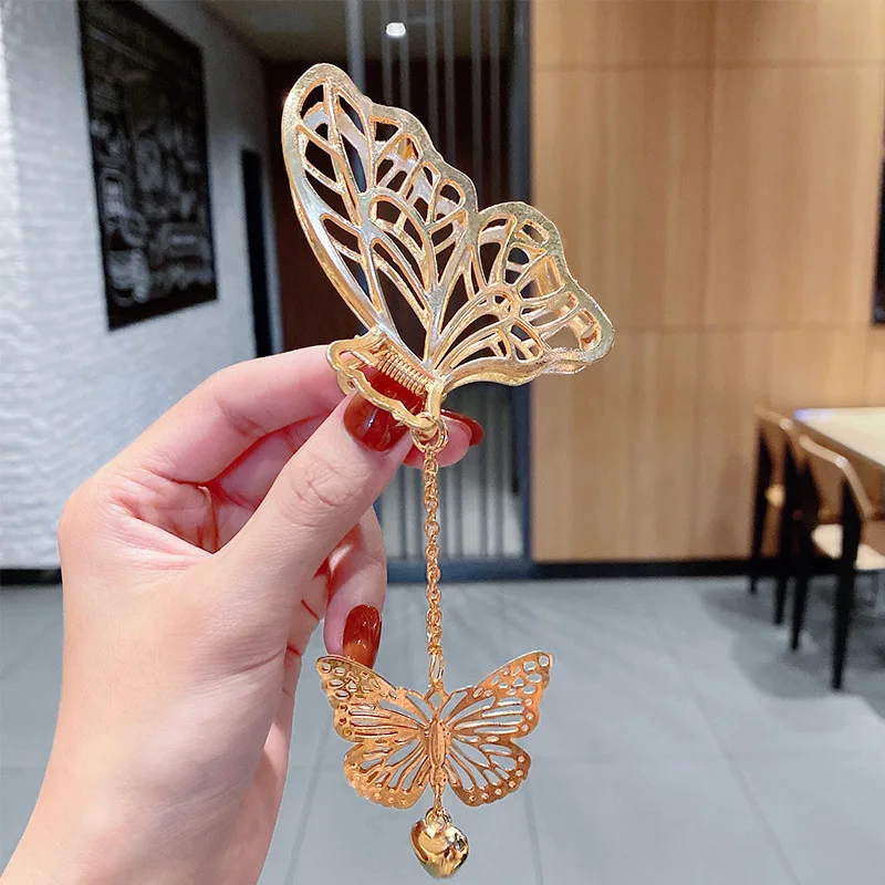 

New Women Elegant Vintage Flower Butterfly Tassel Metal Hair Claws Hairstyle Make Headband Hair Clips Fashion Hair Accessories