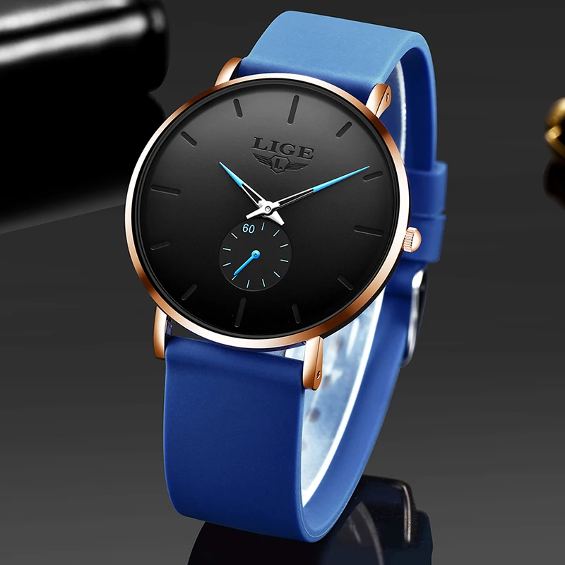 Relojes Hombre 2020 LIGE новые модные простые мужские часы Топ бренд класса люкс