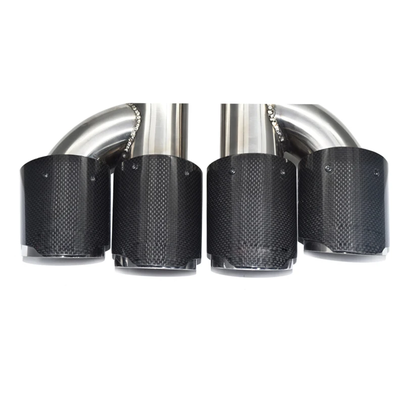 1 комплект глушитель хвостовик из углеродного волокна нержавеющей стали Форма h