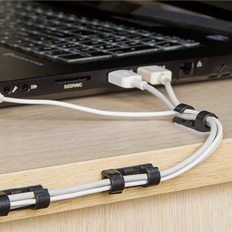 Wire Retainer Cable Organizer Data Buckle Wall Nail-Free Storage Management Clip Network Routing Artifact | Электроника