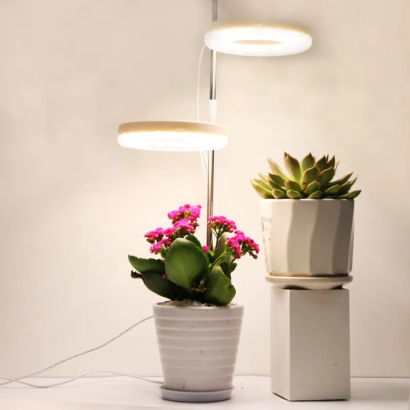 

Зеленая лампа для роста растений, комнатный светильник полного спектра с имитацией от солнца и USB, лампа для выращивания растений в теплице