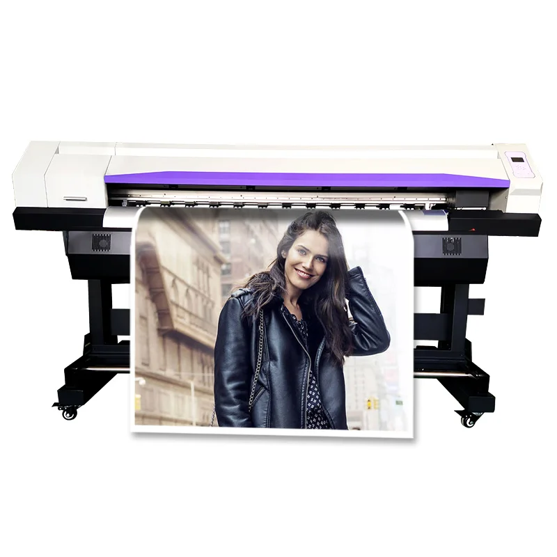 1440 точек/дюйм струйная широкоформатная печатная машина для холста винилового