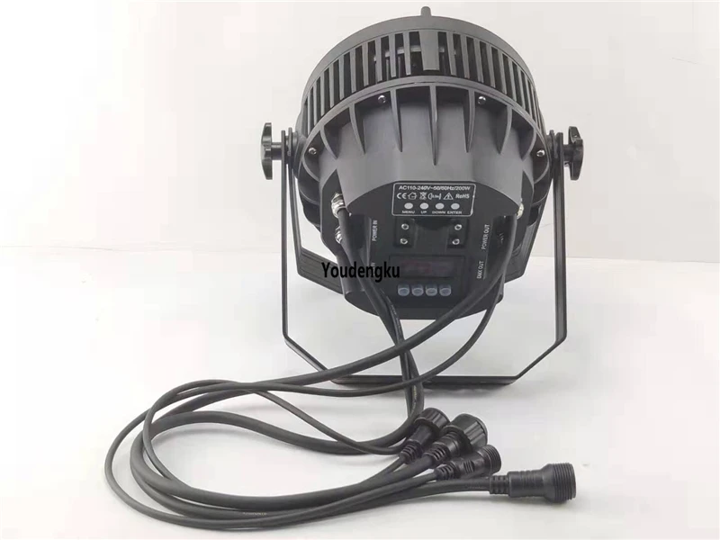 8 шт. 4 глаза светодиод par ricambi 4x50 Вт WW + CW 2 в 1 водонепроницаемый уличный