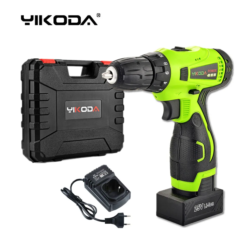 25 в Беспроводная ручная дрель перезаряжаемая отвертка электрическая одна