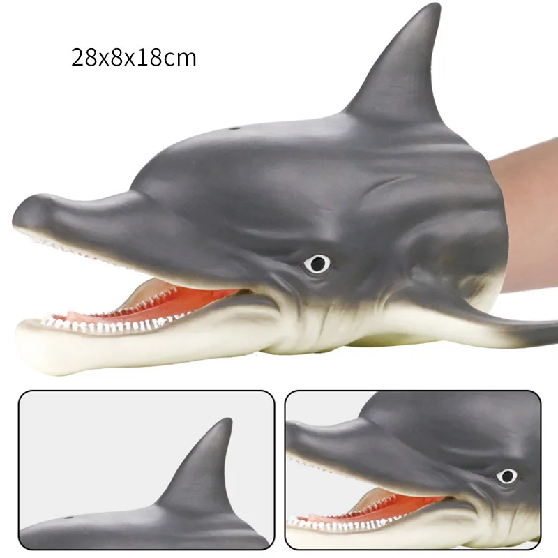 

2020 Tyrannosaurus Rex Dinosaur Shark Head Gloves Paw Glove Toy Halloween/Christmas Gift for Boy Kid