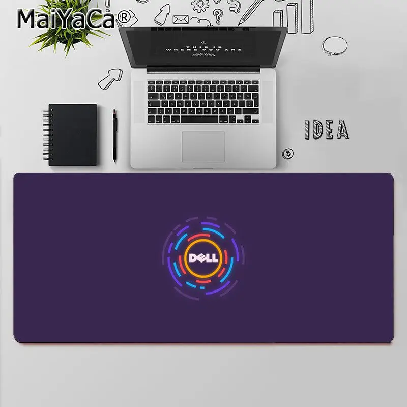 

Maiyaca Top Quality Dell logo Gaming Player desk laptop Rubber Mouse Mat Free Shipping Large Mouse Pad Keyboards Mat