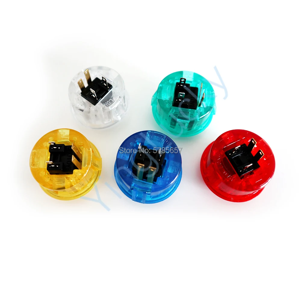 Светодиодный набор кнопок для аркадной игры 6 шт. 5 В с подсветкой кнопка