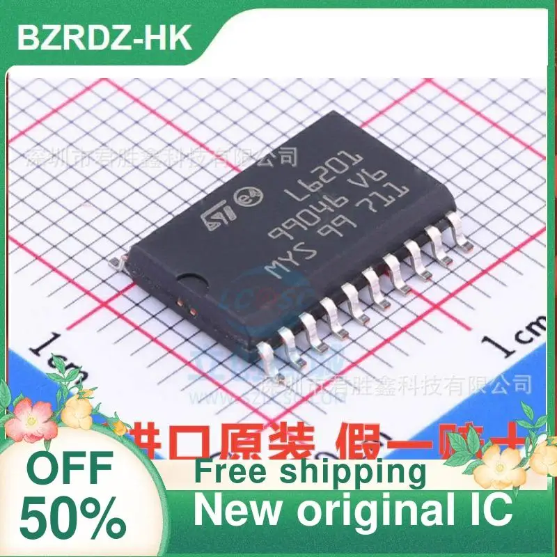 

1-20 шт. L6201 SOP20 новый оригинальный IC полный мостовой чип драйвера