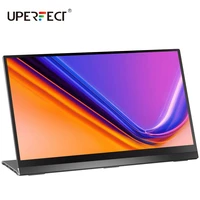 uperfect portable monitor upgraded 15 6 inch ips hdr 3840x2160 4k eye care screen gaming dual speaker computer display