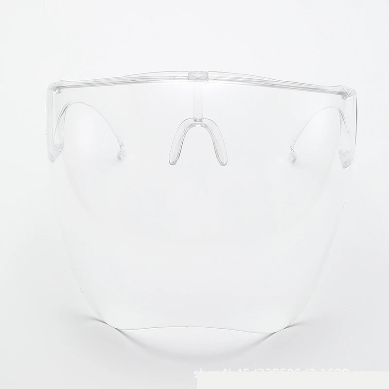 

Unisex Eye Shield Visor Wrap Shield Large Mirror Sun Glasses Half Face Shield Guard Protector Face Mask Anti-spray Mask
