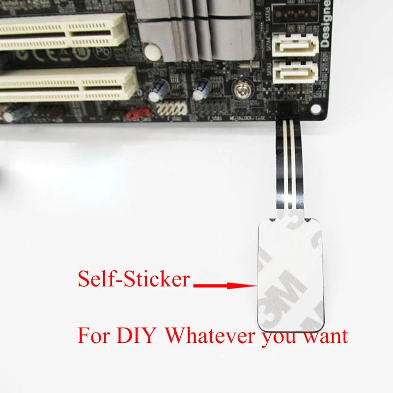 10 шт. голые шасси см кнопка переключения DIY перезапуск 3 мм клейкая наклейка