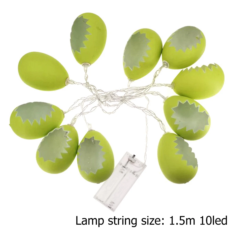 

1.5m 10 LED Battery Powered Fairy Hanging Lights Ornaments Holiday Christmas Garland Bedroom Decorative Cracked Egg String Light