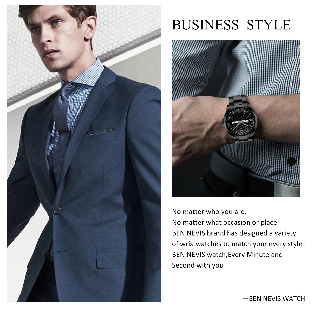 

Ben Nevis 2020 Mens Watches Waterproof Quartz Watch For Men Sport Watch Fashion Casual Business Relogio Masculino Men Gift