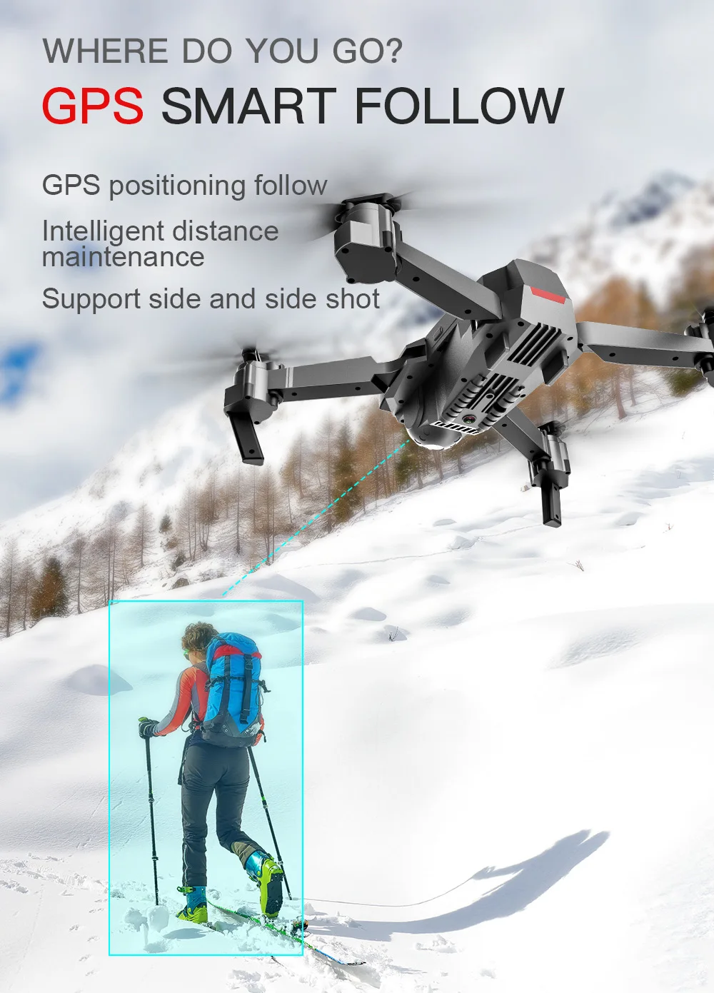 LAUMOX SG907 gps Дрон с камерой 4K HD широкоугольный 5G wifi FPV RC Дрон Квадрокоптер складной Профессиональный Дрон режим следования за мной