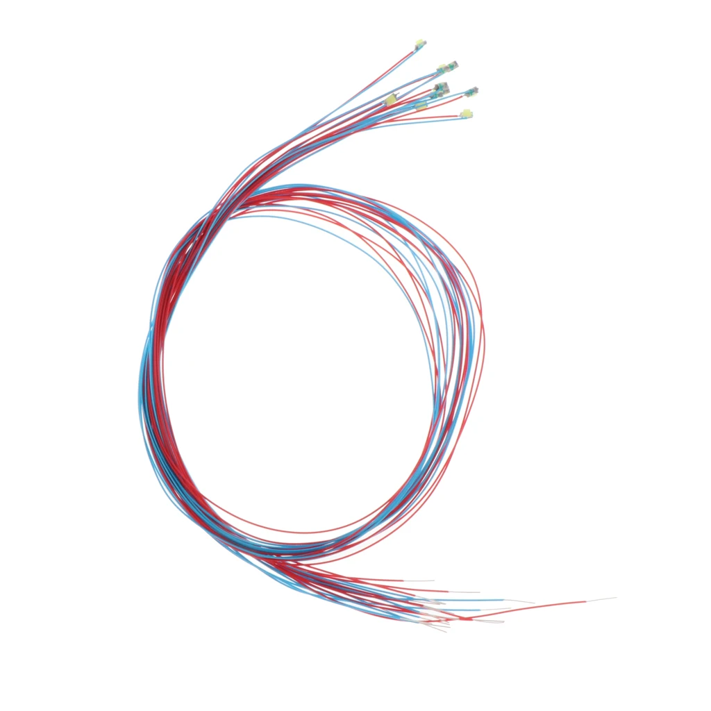 

10 Pieces 3V Warm White LED Light for Crafts Train Park Garden Model Diorama