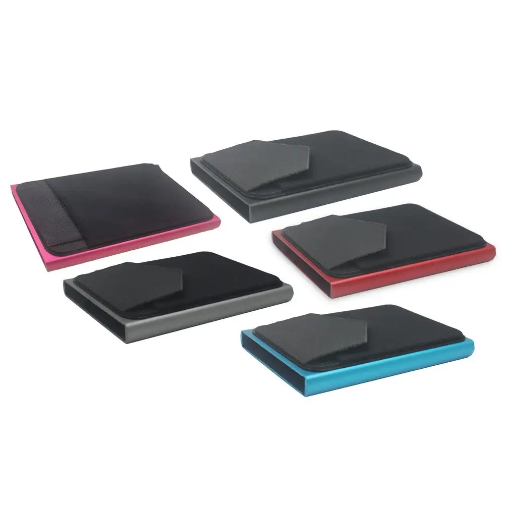 Мини кошелек с RFID картой Алюминиевый металлический защитный держатель для