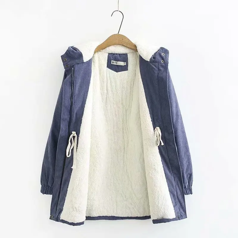 Женские повседневные парки с капюшоном больших размеров зимняя куртка большого