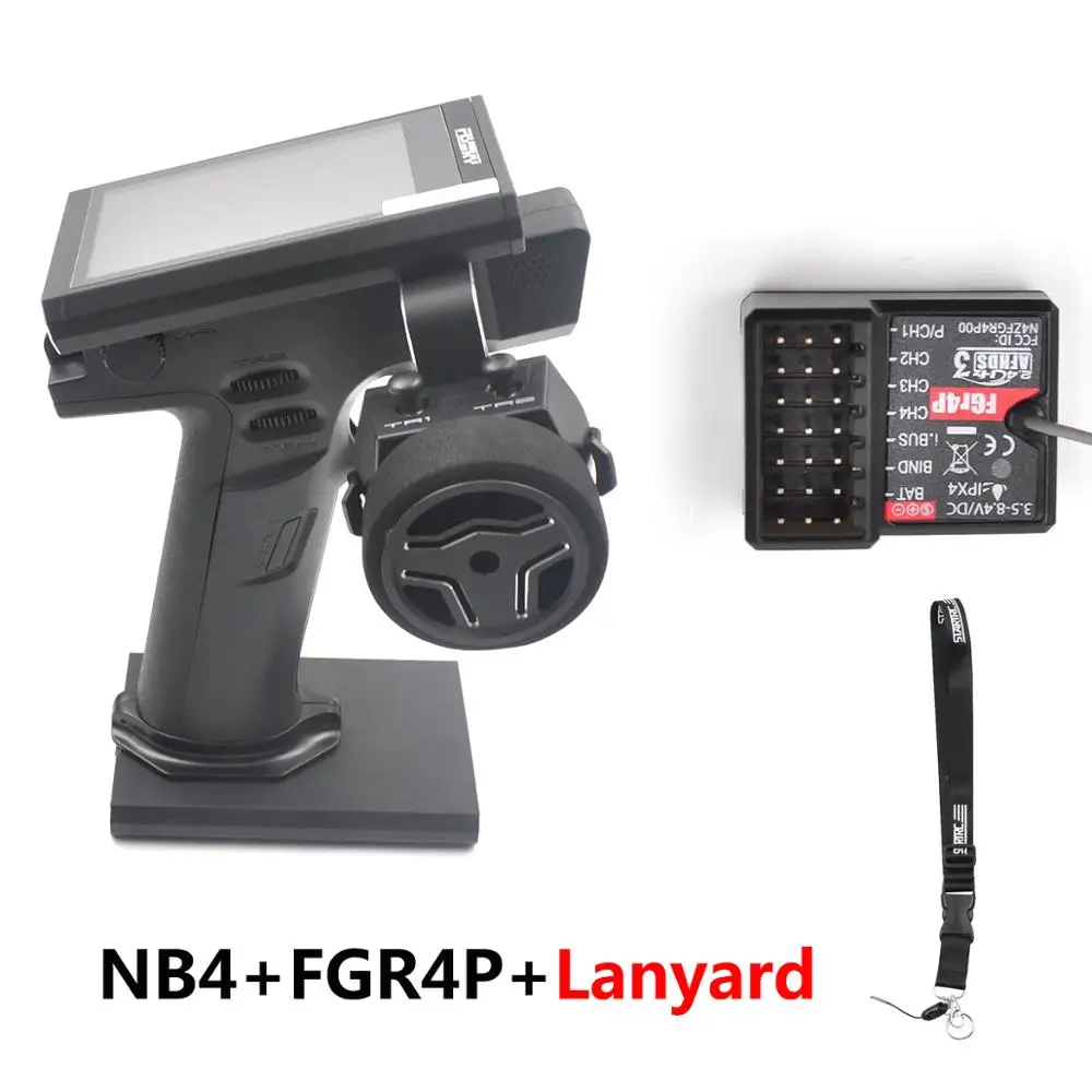 Flysky NB4 FS 2 4G 4CH благородный радиопередатчик с приемником FGR4P ремешок цветной