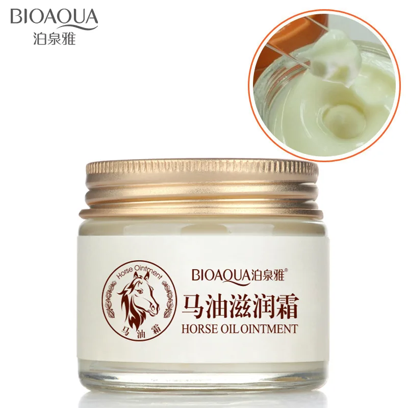 

BIOAQUA Anti-Aging Day Cream Horse Oil Whitening Moisturizing Anti Wrinkle Cream Skin Care 70g
