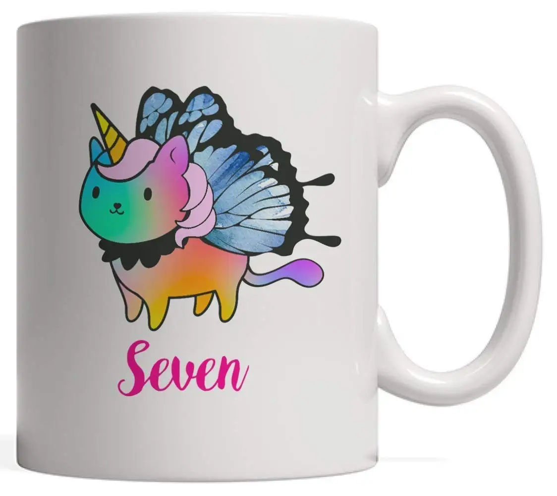 Счастливый радужный котенок Лютик Единорог подарок на день рождения | Дом и сад