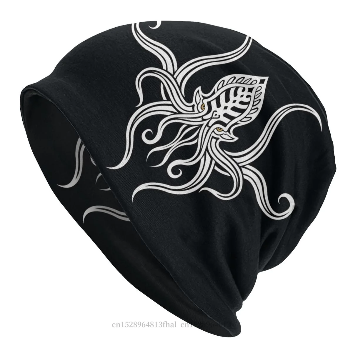 

Knitted Hat Occult Winter Warm Beanie Caps For Men Women Cthulhu Mythos Skullies Beanies Ski Caps Soft Bonnet Hats