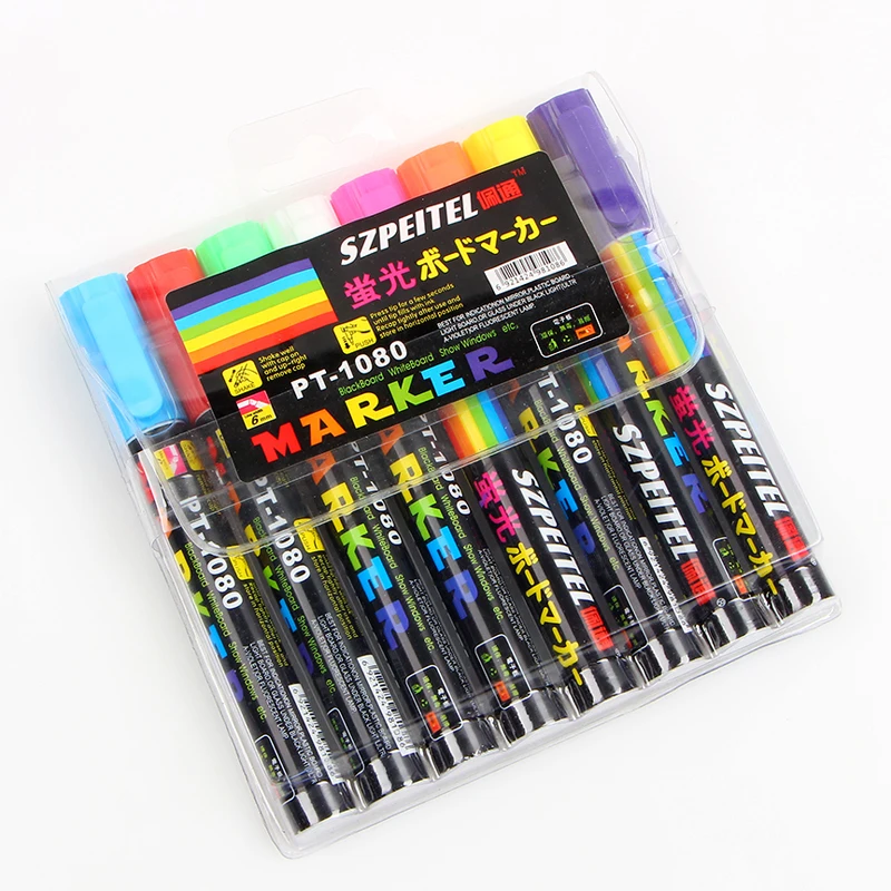 Набор маркеров для маркера 8 цветов 1 шт|highlighter pen|liquid chalkneon markers |