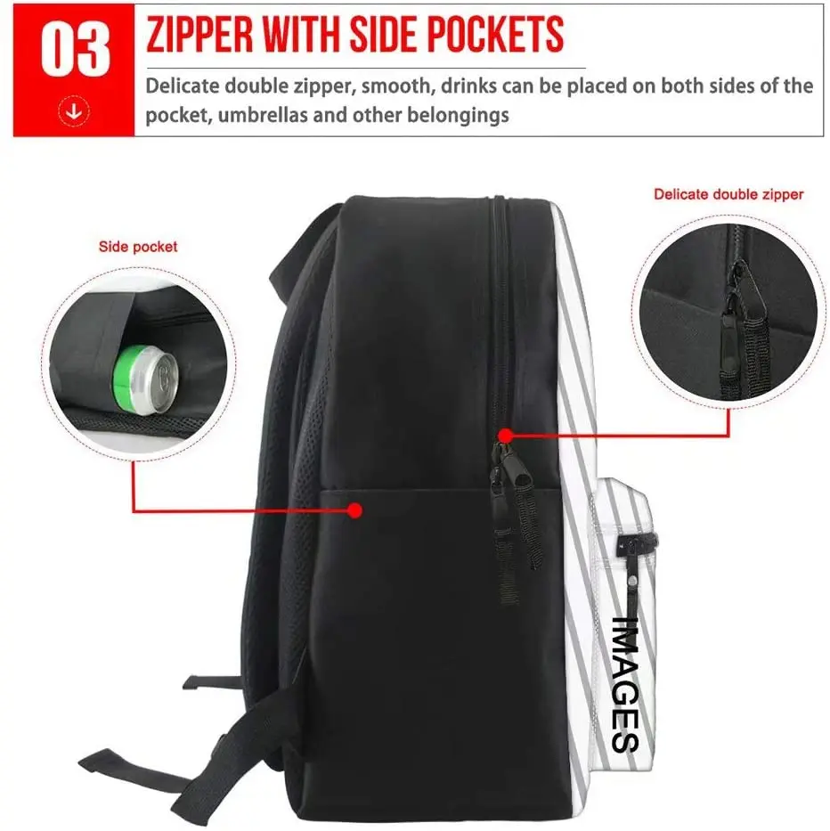 

mochila School Bag DESIGNS Alpacas Print Laptop Backpack, Cartoon College Travel Computer Backpack for Women