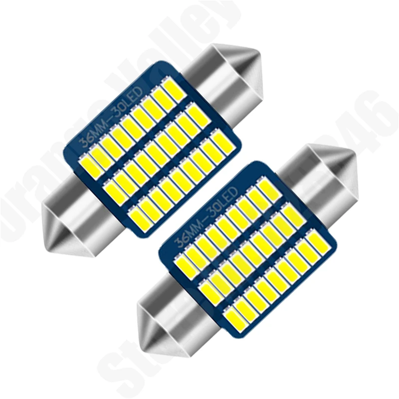 500 шт. гирлянда c5w LED 31 36 39 41 мм 21 30 Светодиодная лампа 3014 для внутреннего освещения