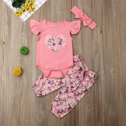 Модные детские нагрудники для новорожденных девочек комплект из 3 предметов топы