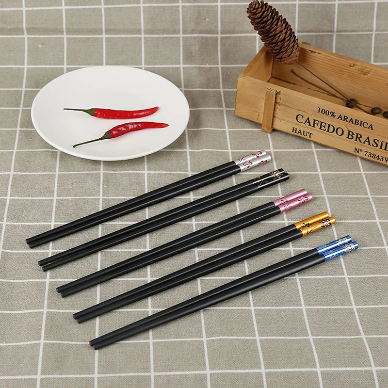 10 пар высококачественных столовых приборов набор палочек для еды в виде вишни