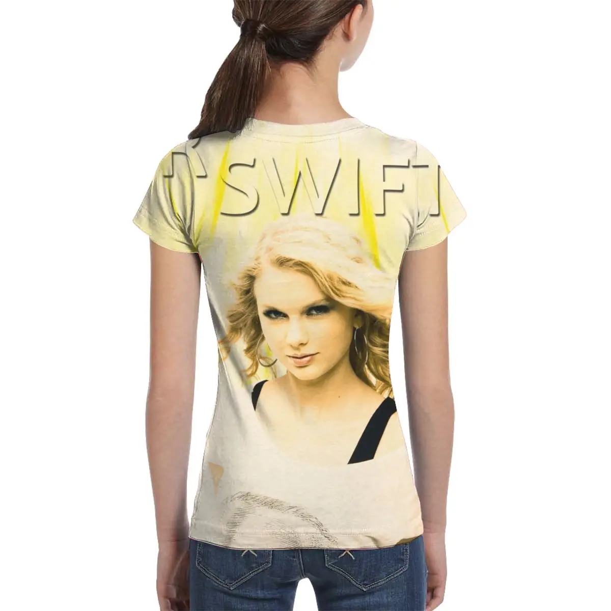 

3D printing star Music Taylor men's children's printed casual T-shirt Music Taylor women's children's casual T-shirt