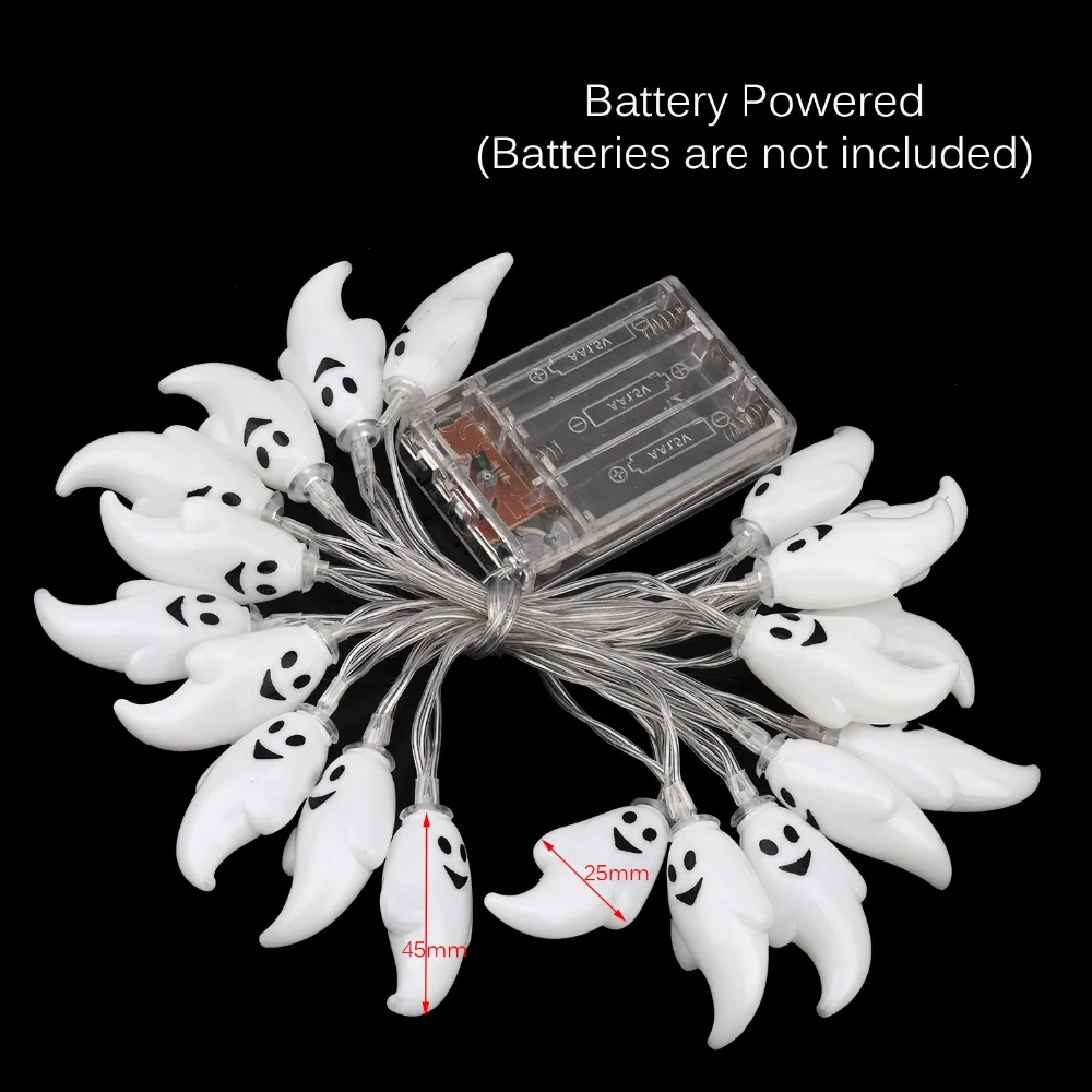

1-5M Halloween Lights Led 10/20/30/40/50LEDlight String nightlight AA/USB Operated Party Props Fairy Decoration Gift II