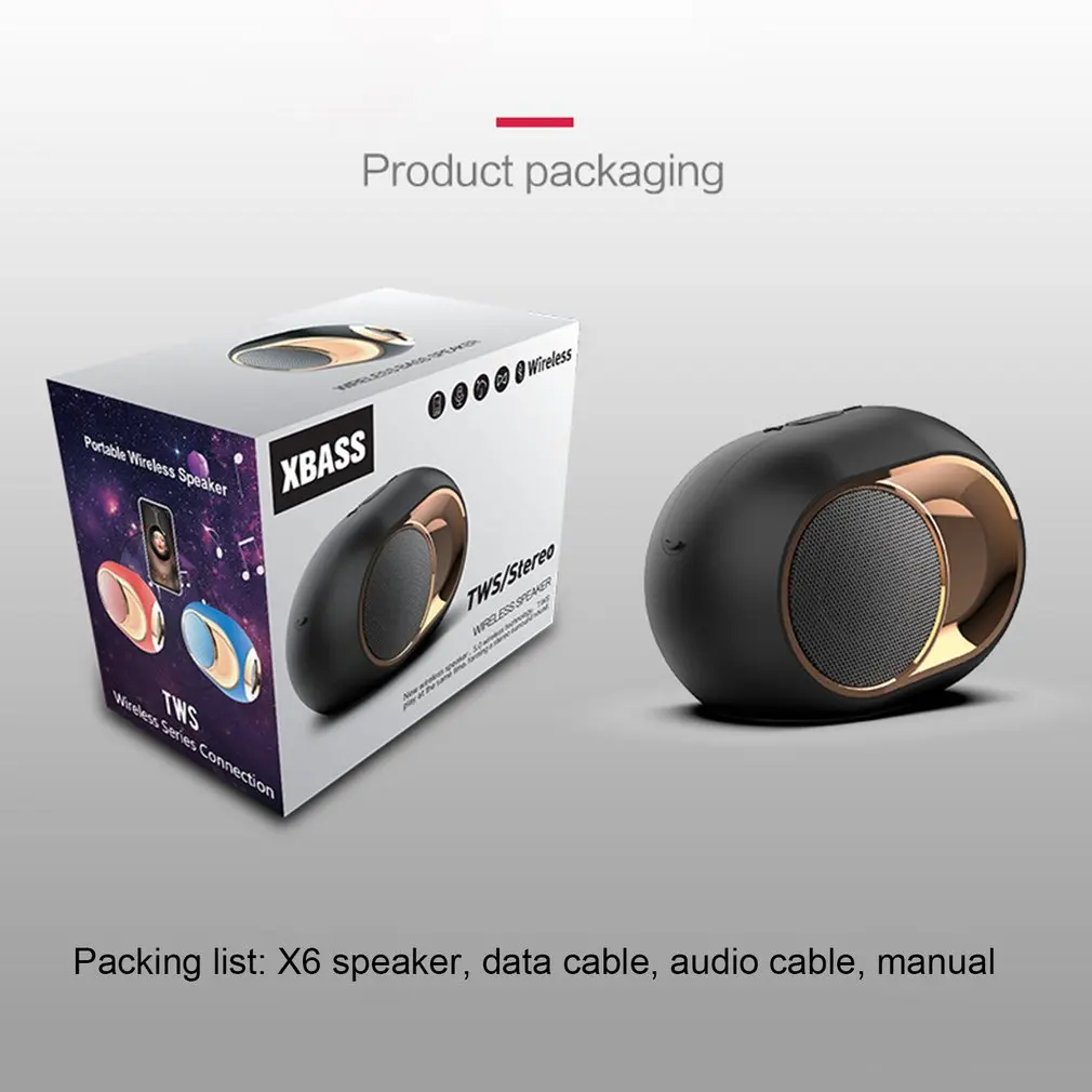 HIFI Bluetooth-динамик портативный беспроводной bluetooth-динамик 5 0 стерео звуковая панель