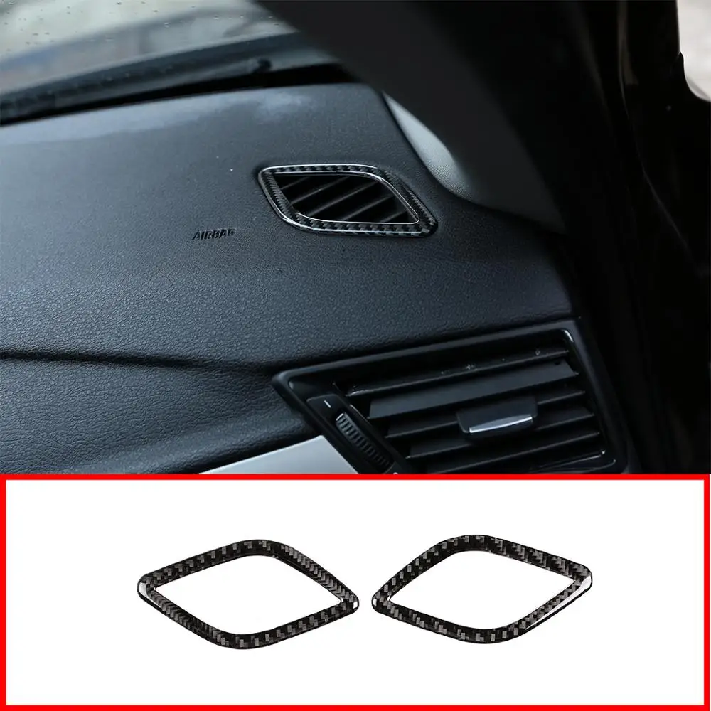

2 шт., декоративная рамка из углеродного волокна для приборной панели автомобиля BMW X1 E84 2011-2015