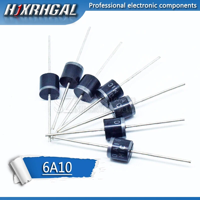 1 шт. Диод выпрямителя 6A 1000V R 6 6A10 hjxrhgal|Диоды| |