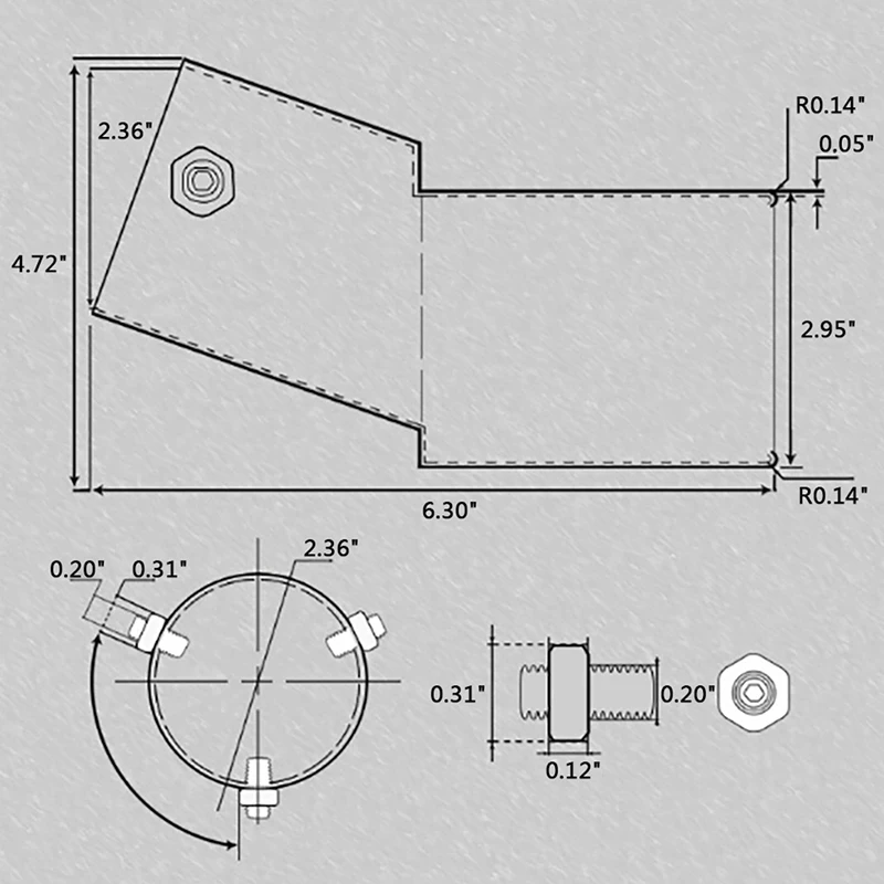 

Stainless Steel Universal Car Modified Double Exhaust Pipe Rear Muffler Tail Tip