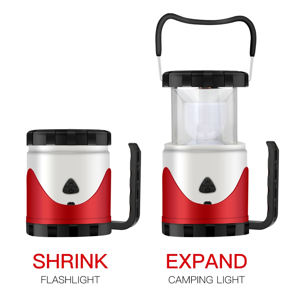 Многофункциональный выдвижной кемпинговый светильник s светодиодный фонарик