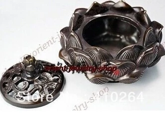 Сборная горелка бронзовая статуя лотоса искусственные благовония |