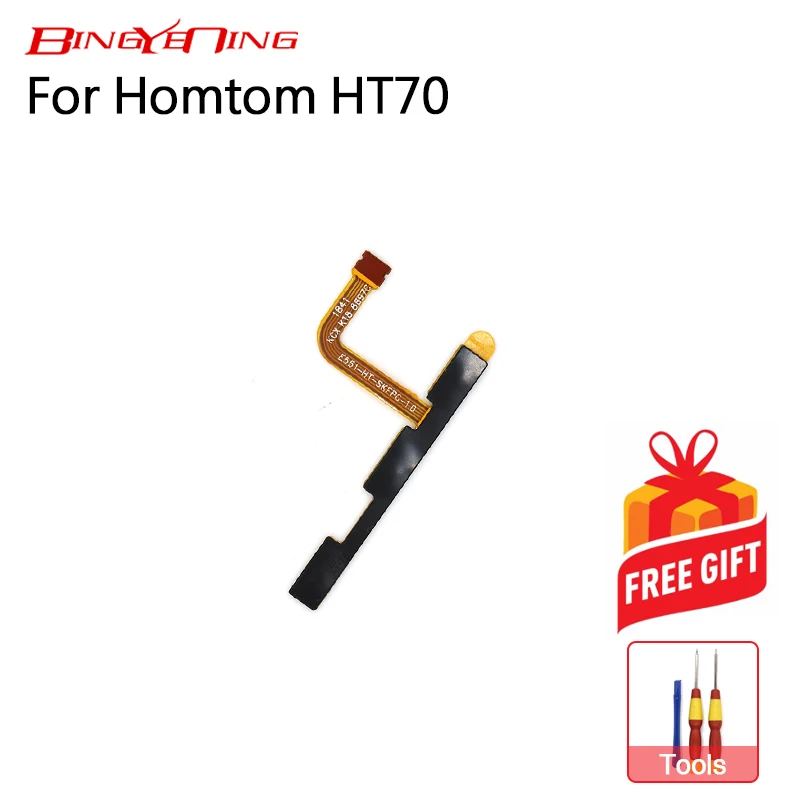 BingYeNing основной HOMTOM HT70 мощность вкл/выкл+ Громкость FPC кнопка вверх/вниз гибкий кабель FPC для телефона HOMTOM HT70