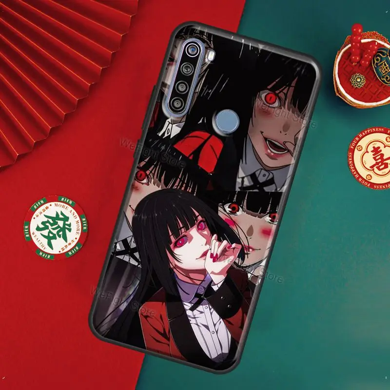 Yumeko Jabami Kakegurui чехол для Xiaomi Redmi Note 11 Pro 8 9 10 9S 10S 9A 9C 9T Coque | Мобильные телефоны и