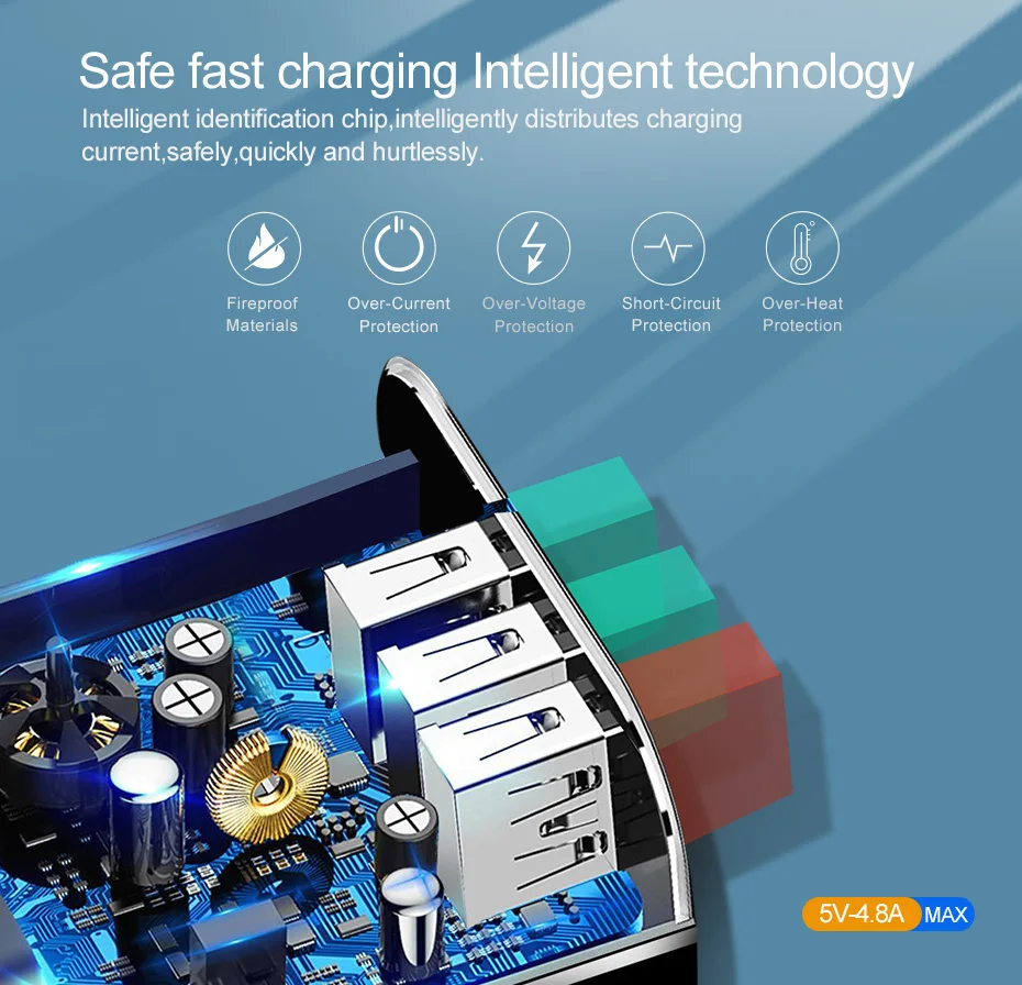 Suhach Быстрая зарядка 3 0 USB зарядное устройство для iPhone Xr Samsung S10 Xiaomi Huawei быстрое QC