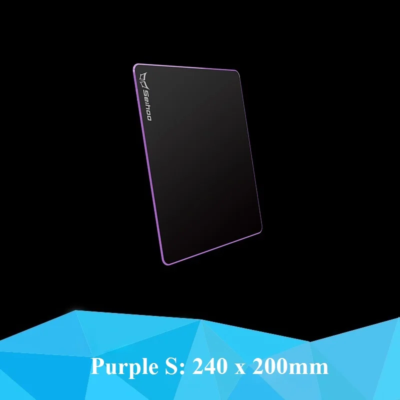 Purple 240 Жесткий матовый гладкий резиновый коврик для мыши силиконовый нижний пластиковый большой размер игровой коврик для мыши Индивидуальный Коврик для мыши - Цвет: Purple 240