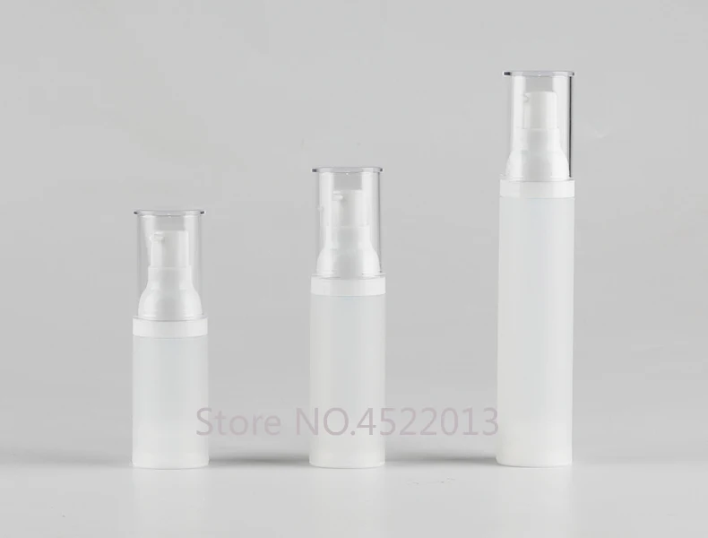 

20/30/50ml Empty Plastic Cosmetic Frosted Vacuum Toner Spray Nozzle Bottle,DIY Airless Cosmetic Liquid Sprayer Mist Container