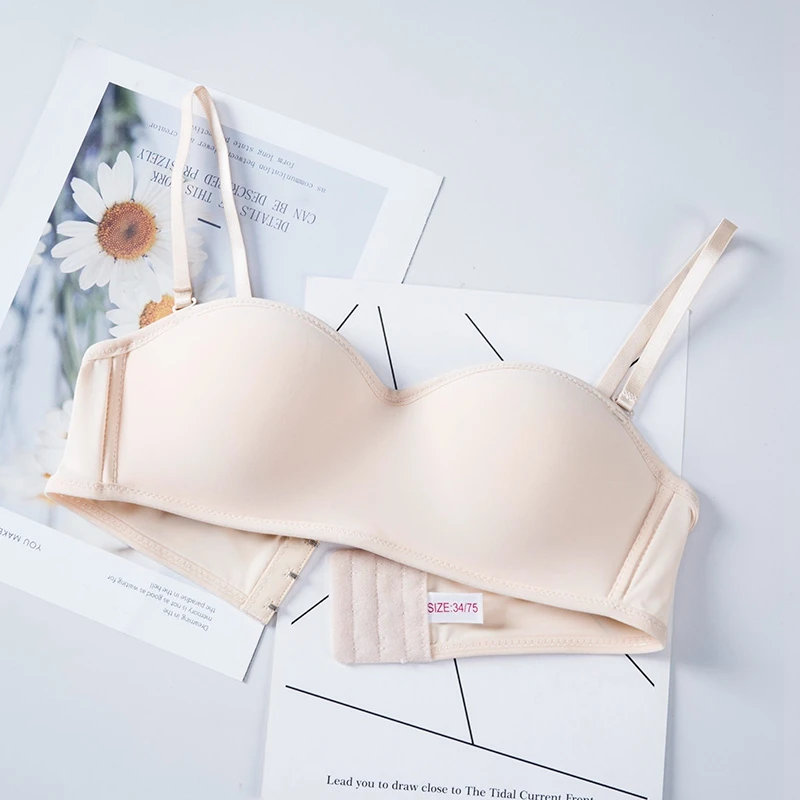 Бюстгальтер невидимка Женский без бретелек с чашкой 1/2 пикантное нижнее белье