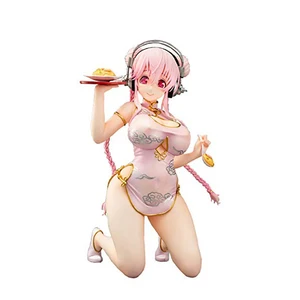 Nitro Super Sonic Emon, ресторан Super Sonico China Dress Ver. ПВХ фигура аниме сексуальная девушка модель игрушки подарок