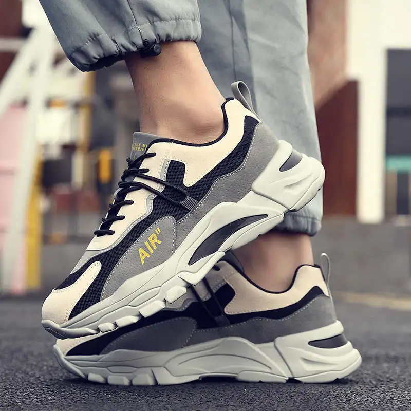 

Кроссовки мужские спортивные, нескользящая подошва, кроссовки для бега, модная спортивная обувь, красные