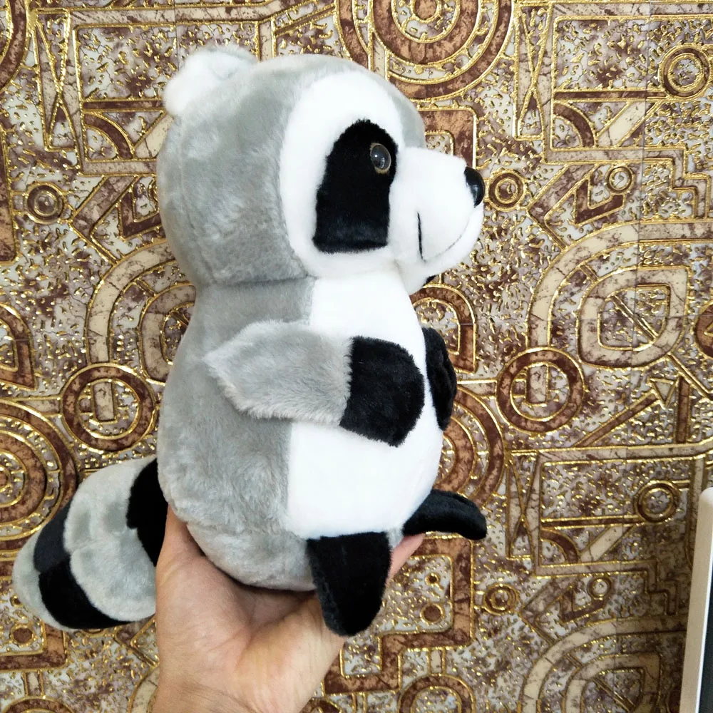 BOLAFYNIA Детская плюшевая мягкая игрушка милый маленький енот детская на Рождество