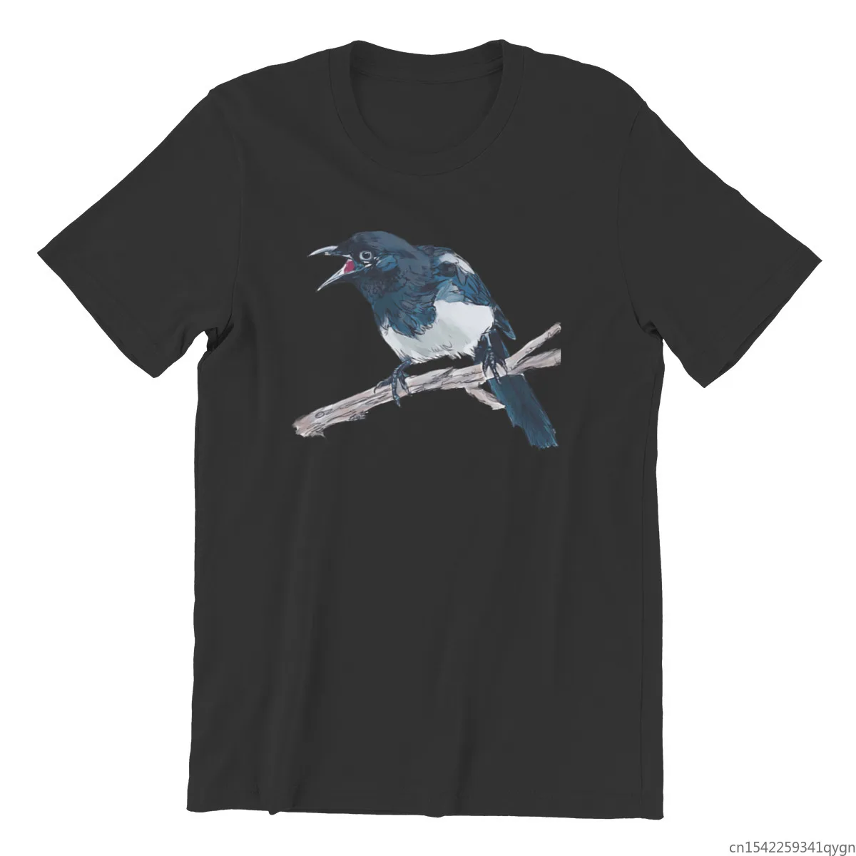 

Young Magpie Men's T-shirt Fashion Funny Kawaii T-shirts Unisex Tee