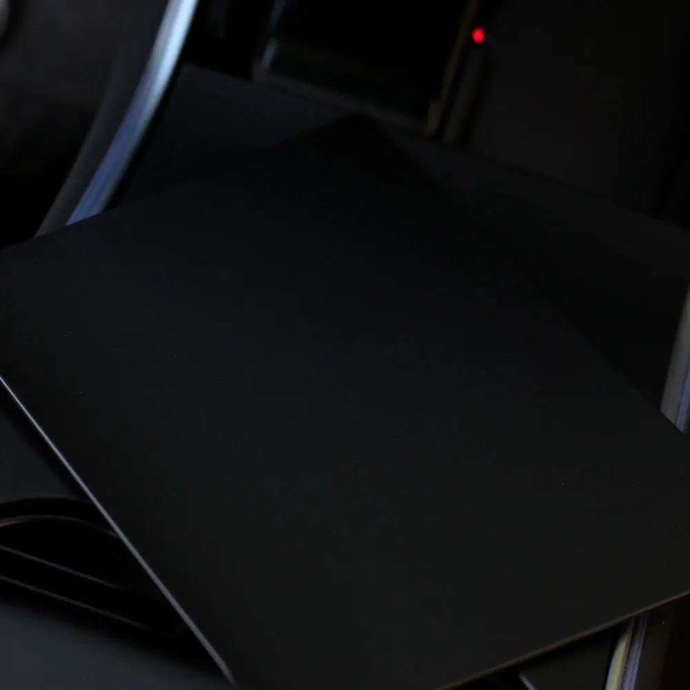 Матовая черная центральная консоль подстаканник панель Крышка отделка для Tesla