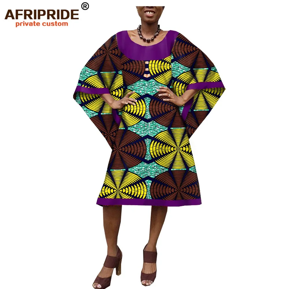 

Платье женское хлопковое до колен, с рукавом три четверти